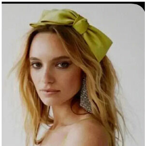 Large  satin bow headband